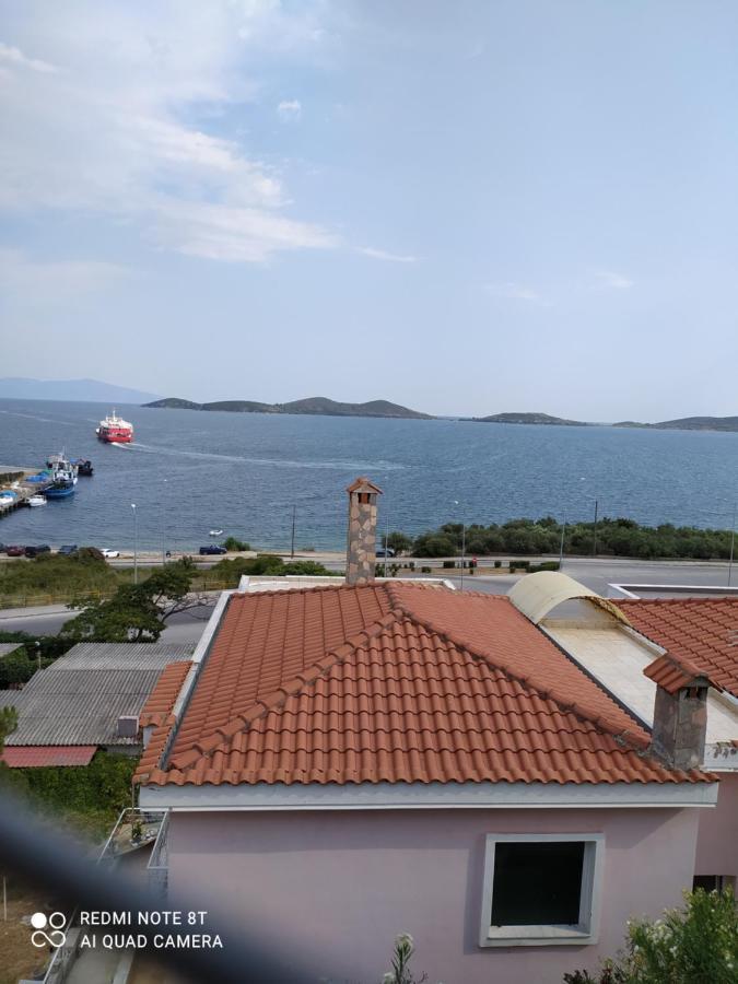 Port View House-Comfy Family Apartment-Panoramic View Néa Péramos Exterior foto